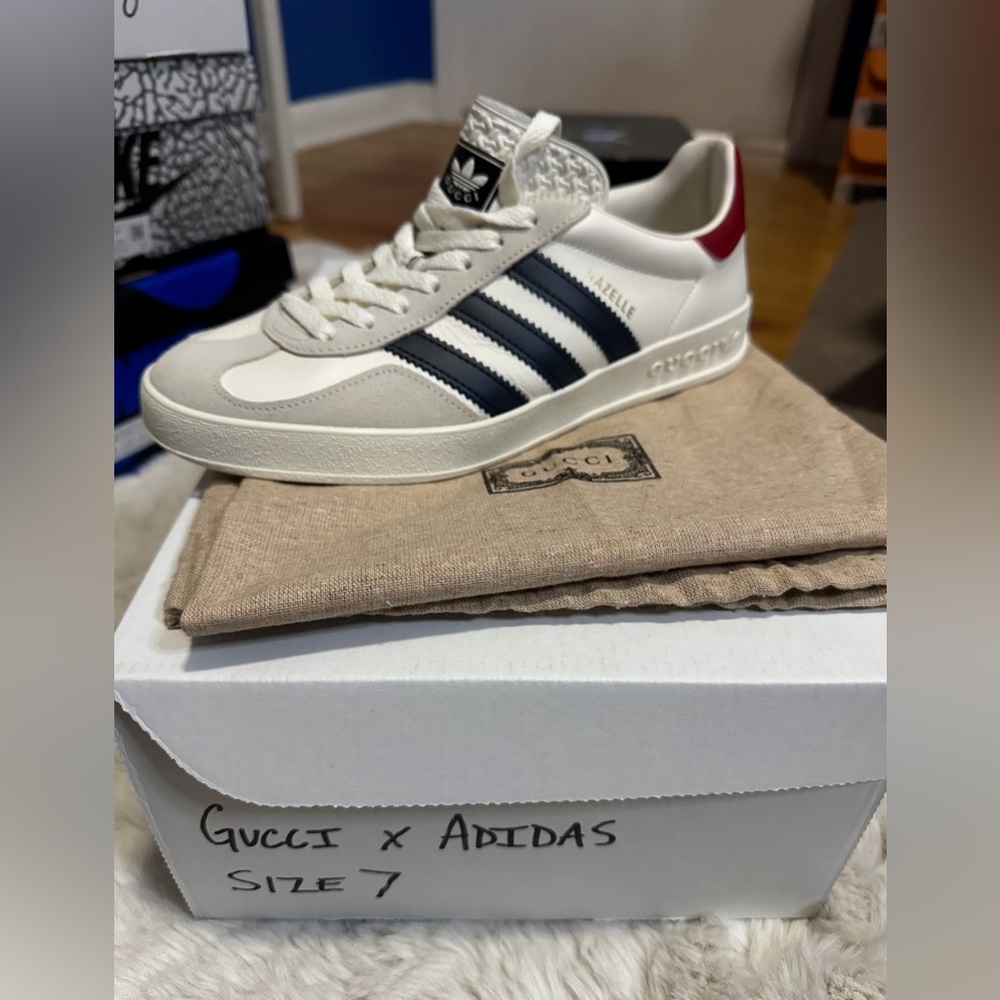 Adidas X Gucci Gazelle Sneakers US Men 6 Women 7 NEW! HQ8849